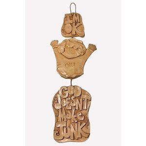 Vintage 1970’s ‘God Doesn’t Make Junk’  Plaque